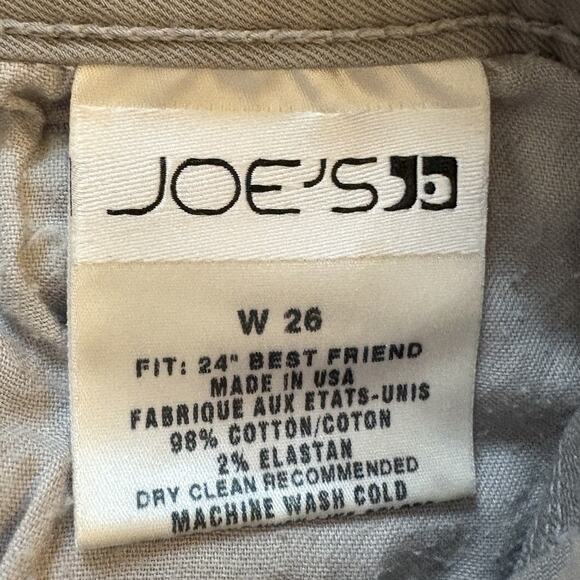 Joe's Jeans Women’s Size 26 Sterling Wash Cotton Stretch Best Friend Fit Jeans - Picture 10 of 14